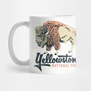 Yellowstone bison Mug